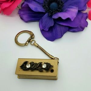 Vintage address book Keychain